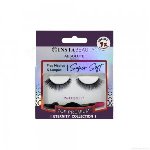 Cílios Postiços Curto Absolute New York Istabeauty Garnet 310 Preto 1 Par