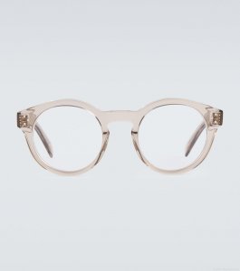 Celine EyewearRound-frame acetate glasses