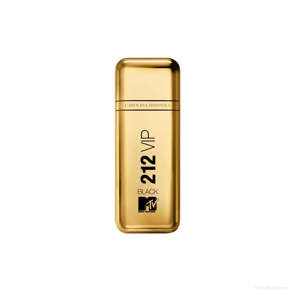Perfume Carolina Herrera 212 VIP Black NYC MTV Music Masculino Eau de Parfum 100 ml